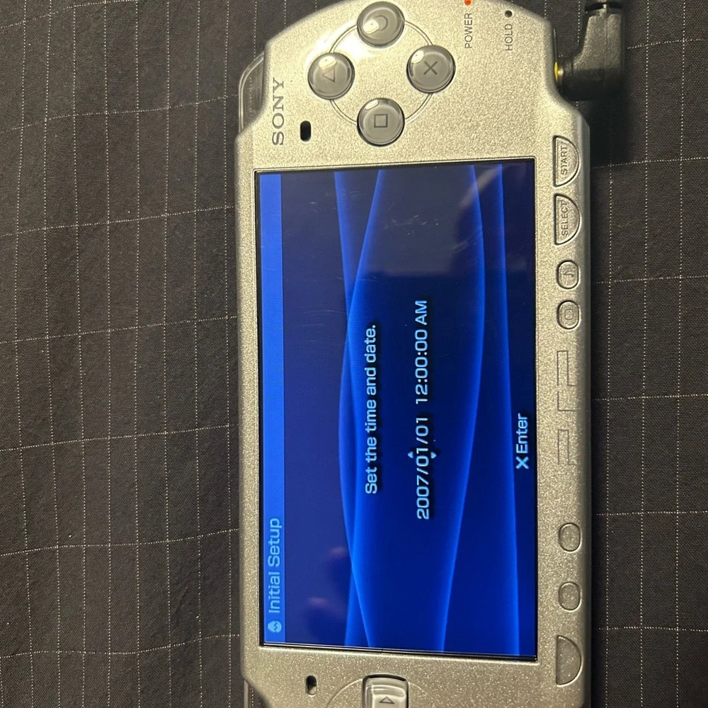 Sony Silver Portable Gaming Device